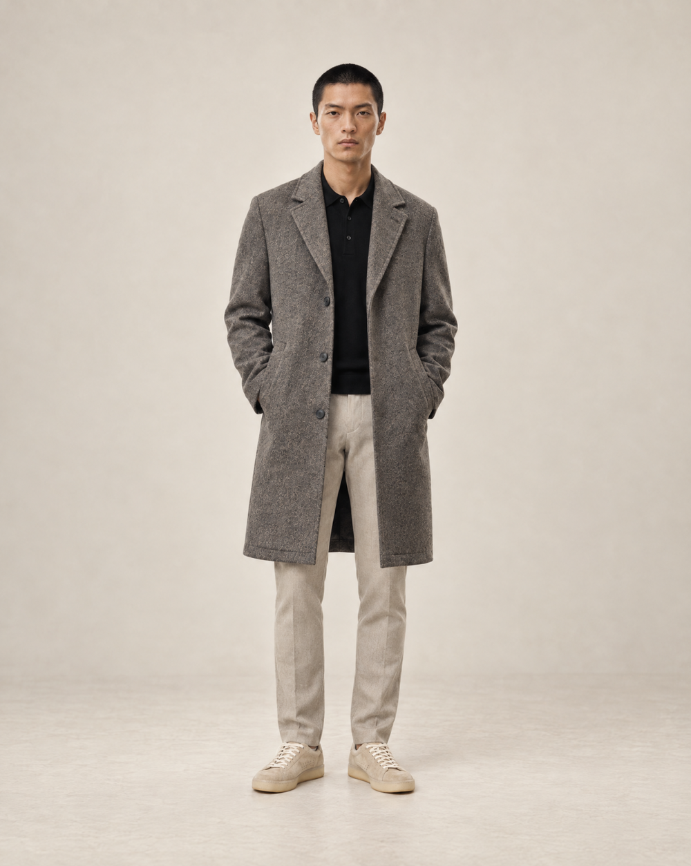 DiOve Mantel Slim Fit | Dk. Brown