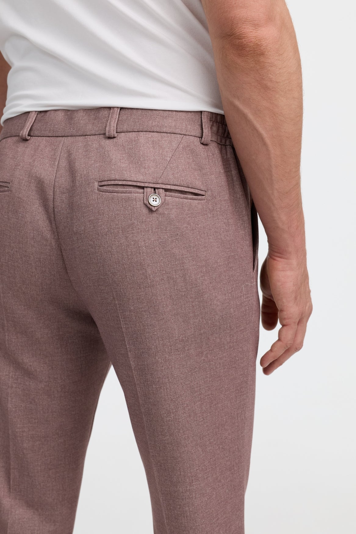 Herren Hose DiSpartaflex SE in Salmon, Detailansicht
