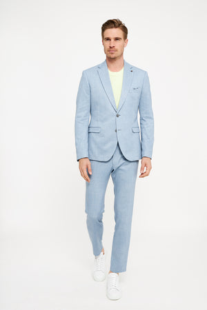 Jersey Anzug 221605-610 — Blue, Vorderansicht